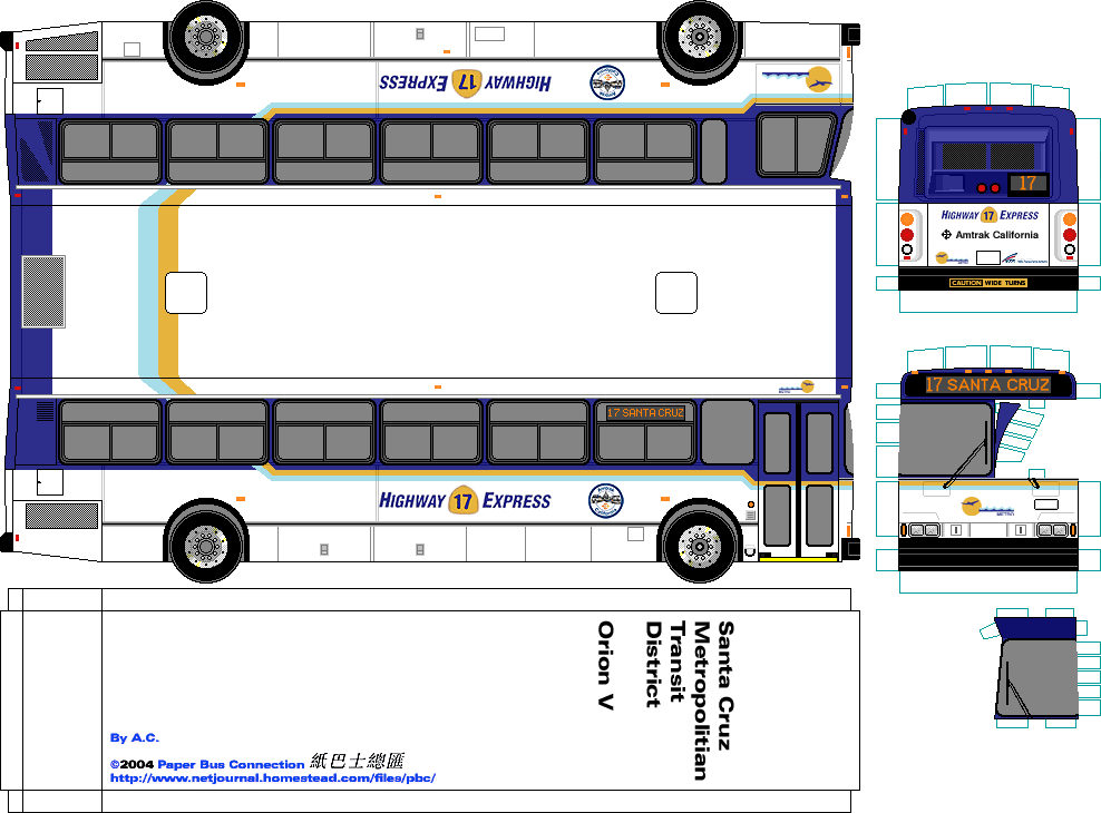 United States 美國 – Paper Bus Connection – 紙巴士總匯